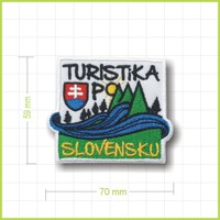 TURISTIKA PO SLOVENSKU 2 - vyšívaná nášivka