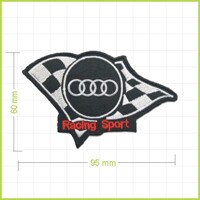 AUDI Racing Sport - vyšívaná nášivka