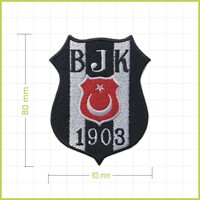 Besiktas - vyšívaná nášivka