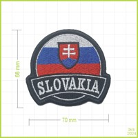 SLOVENSKÝ ZNAK 53 - vyšívaná nášivka