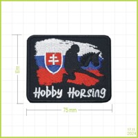 HOBBY HORSING - vyšívaná nášivka