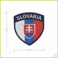 SLOVAKIA 57 - vyšívaná nášivka