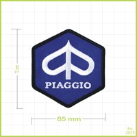PIAGGO - vyšívaná nášivka