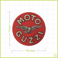 MOTO GUZZY - vyšívaná nášivka