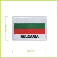 Bulharsko I - vyšívaná nášivka