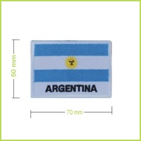 ARGENTINA I- vyšívaná nášivka