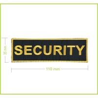 SECURITY 1 - vyšívaná nášivka