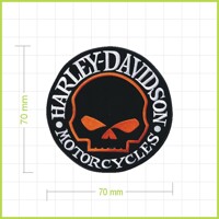 HARLEY DAVIDSON 6 - vyšívaná nášivka