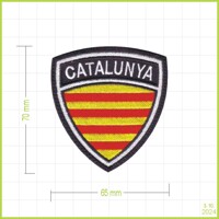 CATALUNYA - vyšívaná nášivka